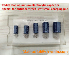 Lkz Radial Lead Aluminum Capacitor For Charging Pile 10000 Hours At 105