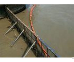 Orange Solid Float Oil Containment Boom Height 600 To 1500mm Fast Deployment