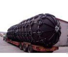 Customized Length Marine Rubber Fender With Chain And Aircraft Tyre Net