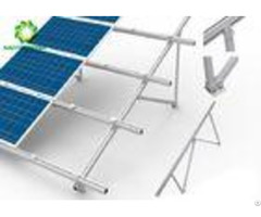 Easy Installed Anodized Ground Mount Solar Racking Systems Unique Style