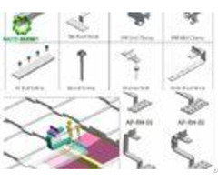 Professional Rooftop Solar Panel Fixing Brackets Kits For Pitched Tile Roofs