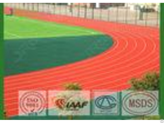 Iaaf Professional Rubber Running Track Material Anti Uv Long Life For Sports