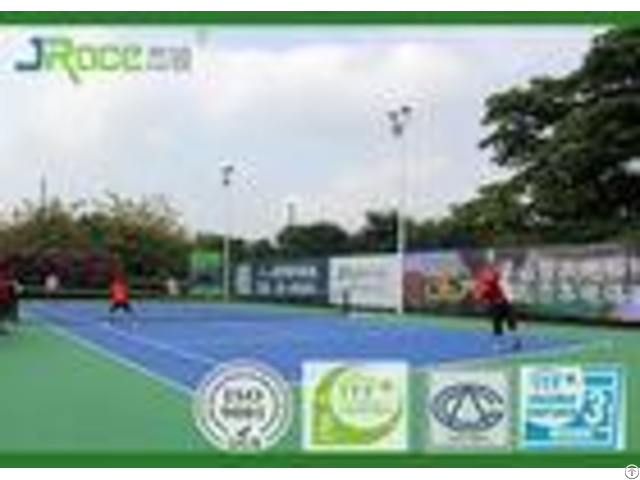 Synthetic Silicone Pu Sport Court Flooring Non Toxic For Volleyball Play