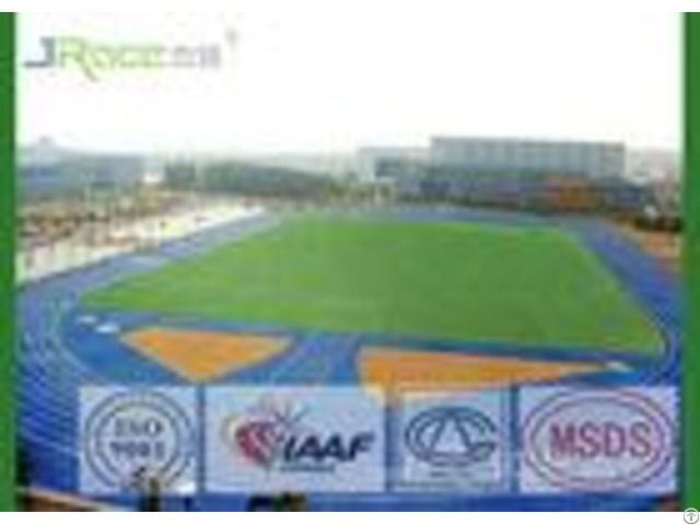 Blue Athletics Running Track Surface With Laaf Certificate Pu Spray Coat