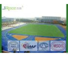 Blue Athletics Running Track Surface With Laaf Certificate Pu Spray Coat