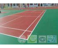 Badminton Sports Court Surface Flooring High Cushion Against Cigarette Burns