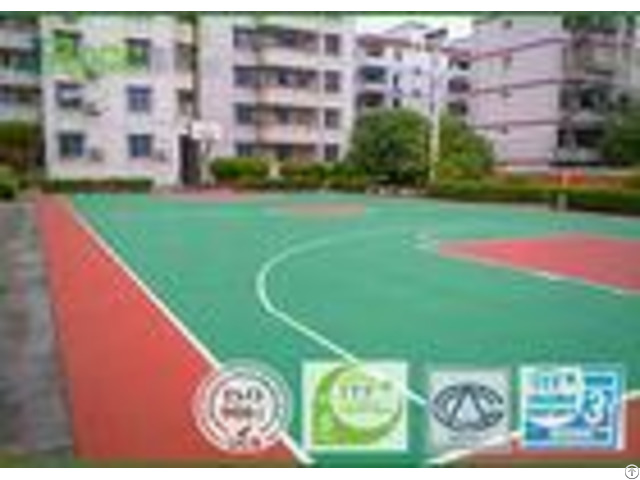 Basketball Sport Court Surface Plastic Coating Pu Rubber Material Seamless Design