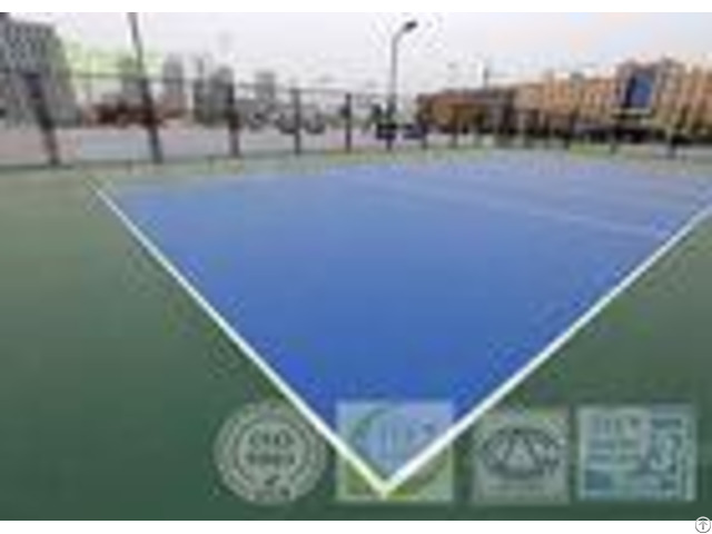 Uv Resistance Outdoor Volleyball Court Surfaces Flooring 3 8mm Thickness