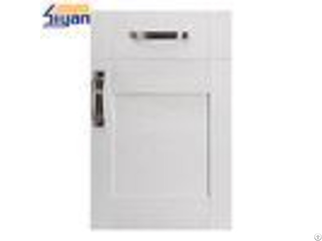 White Replacement Kitchen Cupboard Doors And Drawer Fronts Vinyl Wrapped