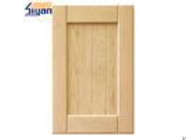 Mdf Shaker Kitchen Cabinet Doors Pvc Film Wraped With 750 850kgs M3 Density