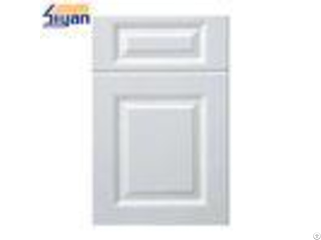 Elegant White Mdf Kitchen Cabinet Doors Replacement With Matte Surface