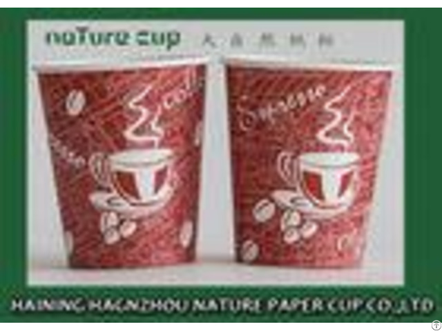 Hot Coffee Single Wall Paper Cups Multi Sizes For Business Wedding