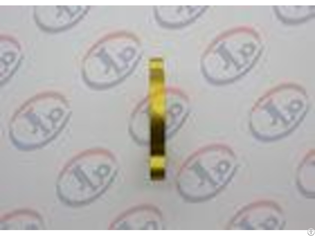Irregular Size High Precision Machining Parts Gold Aluminum Fixed Washer