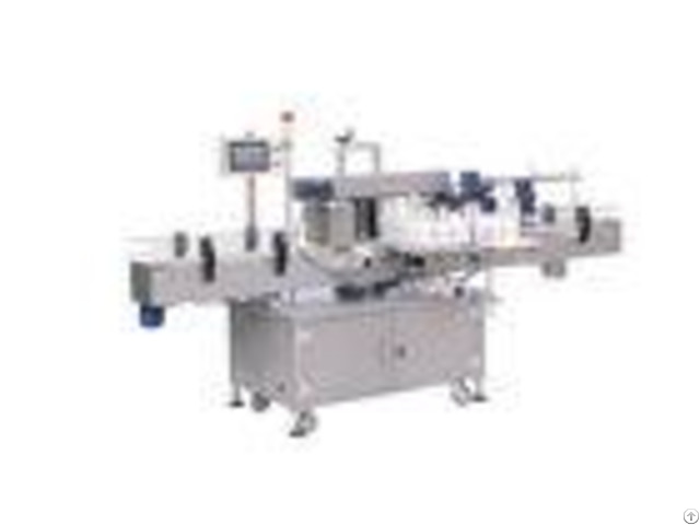 Beer Wine Bottle Labelling Machine Synch Printing With Simple Design