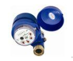 Residential Class B Multi Jet Water Meter Iso 4064 Grey Iron Housing For Smaller Port