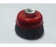 25mm Trim Length Nylon Bristle Cup Brush Coarse Grinding Filament Brushes