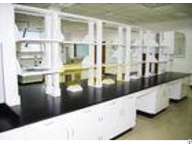 Slab Black Epoxy Resin Laboratory Countertops Corrosion Resistance For University