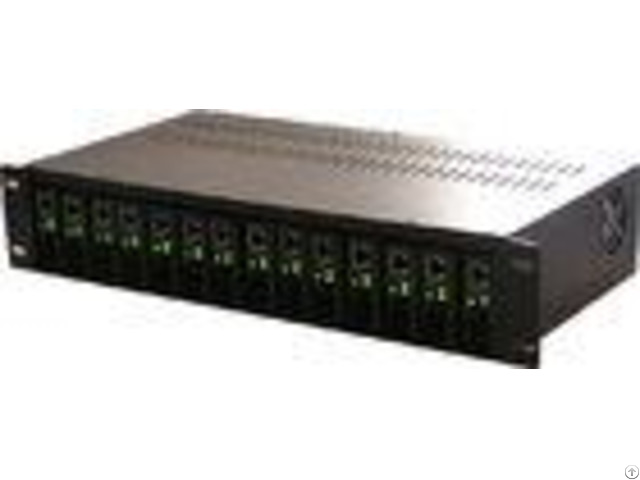 Ac 260v 19 Inch Standard Rack Mount Media Converter 2u 14 Slots Dual Power