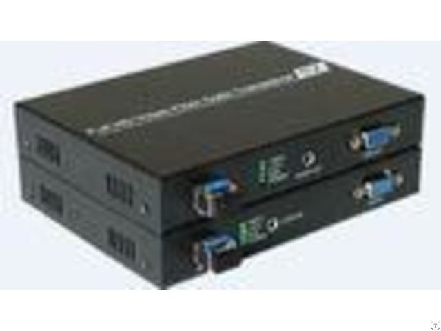 Hdcp 1 2 Standard Vga Extender Fiber Optical Transmitter And Receiver 60hz