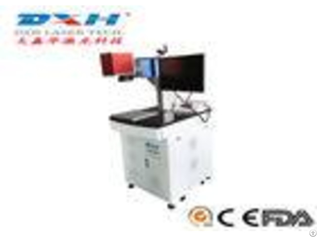 High Efficiency Co2 Laser Marking Machine For Leather 45 000 Hours Using Life 30w