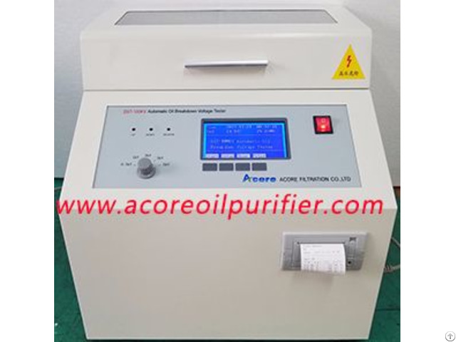 Insulating Oil Breakdown Voltage Testing Unit