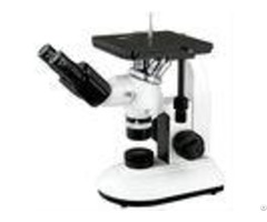 Mechanical Stage Trinocular Inverted Metallurgical Microscope Infinity Optical System