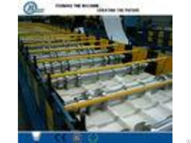 Customized Roll Forming Line For Steel Roof Panel 8 25 Min 18 Stations