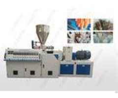 Stable Conical Double Screw Extruder Machine With Chromium Plated Barrel