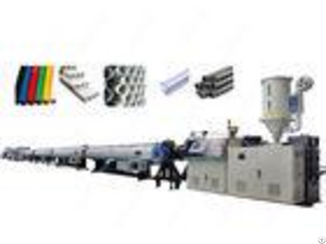 High Capacity Control Extrusion Pvc Pipe Manufacturing Equipment With Twin Screw