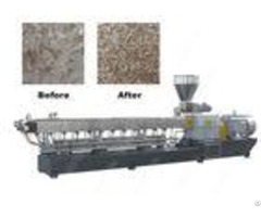 Twin Screw Plastic Recycling Granulator Machine 2 5 4 Mm With Vacuum Exhaust