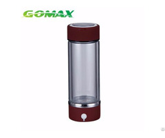 Superior Quality Unbreakable Double Wall Glass Hydrogen Bottle For Water