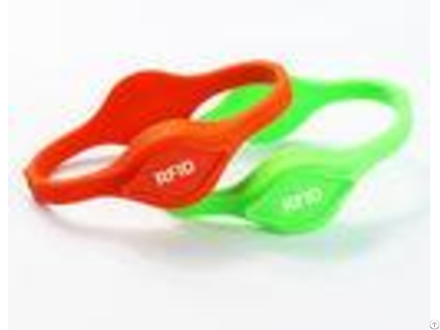 Lf Hf Silicone Pool Pass Wristbands Dual Chips Uhf Rfid Wristband