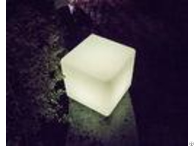 Multi Color Charging Light Up Cube Seat White Forested Shell 4 Flash Modes