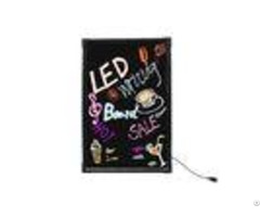 Shops Restaurants Led Light Up Writing Board High Bright And Aluminium Frame