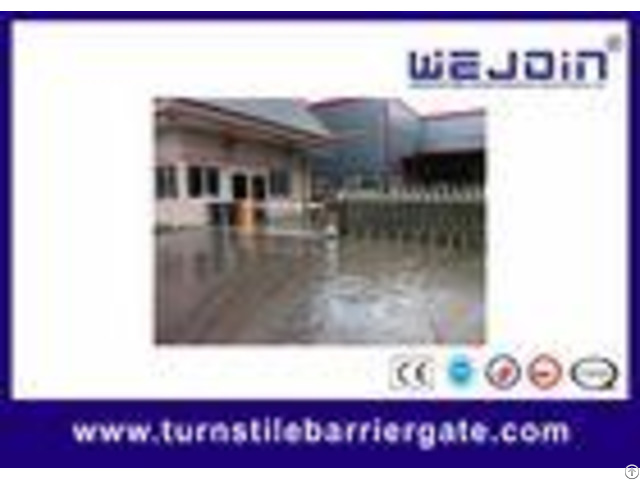 Ac110v 220v Electronic Barrier Gates With Aluminum Alloy Motor And Silver Grey Color Housing