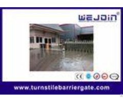 Ac110v 220v Electronic Barrier Gates With Aluminum Alloy Motor And Silver Grey Color Housing