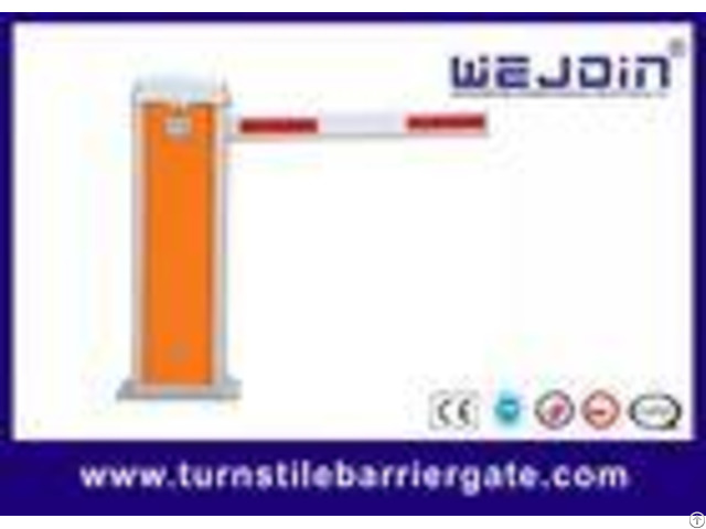 Orange Color Electronic Barrier Gate With Aluminum Cabinet And Speed 3s 6s
