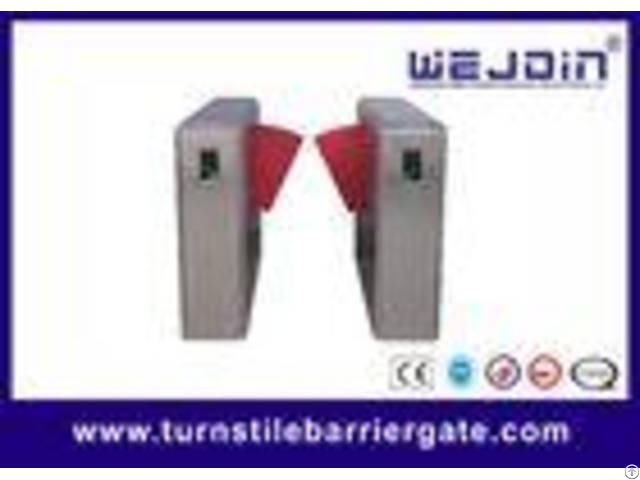 900mm Width Electronic Flap Barrier Gate Pedestrian Automatic Systems Turnstiles