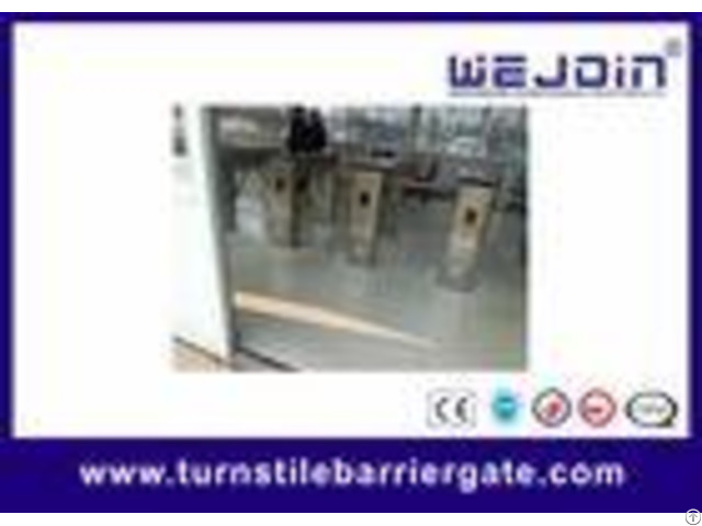 Professional Metro Subway Turnstile Barrier Gate With 304 Stainless Steel Housing