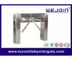 Semi Auto Tripod Entrance Turnstiles Gate With Mechanism Arc Bridge Type