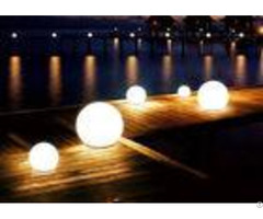 Uv Resistant Floating Pool Lights Waterproof Ip65 Durable Pe Plastic Material