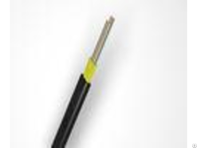 Indoor 24 Core Ribbon Fiber Optic Cable 0 5mm Thickness With Dupont Kevlar Yarn