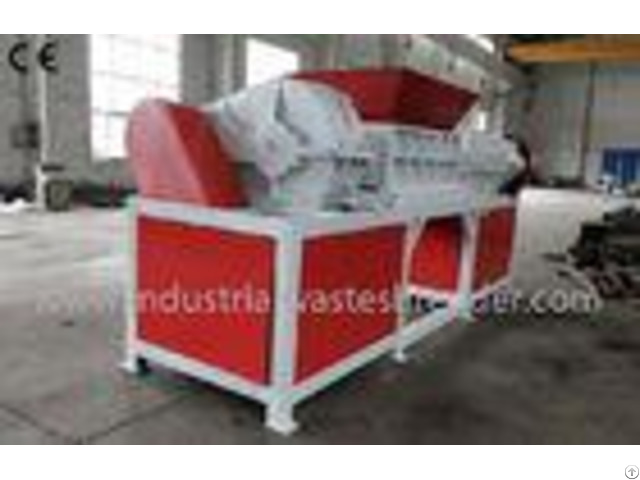 Sharp Plastic Film Shredder 2 Motors Drive Low Speed Operation For Jumbo Bags