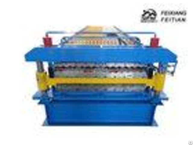 Corrugated Ibr Double Layer Roll Forming Machine Plc Control For Construction