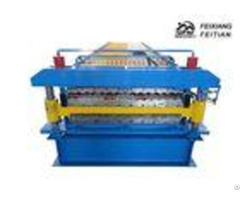 Corrugated Ibr Double Layer Roll Forming Machine Plc Control For Construction