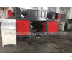 Plastic Drum Industrial Waste Shredder Low Speed Rugged Mechanical Design