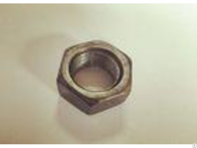 Untreated Hex M20 Fine Thread Nut With Uniform Projections Prevailing Torque Type
