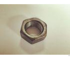 Untreated Hex M20 Fine Thread Nut With Uniform Projections Prevailing Torque Type