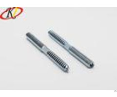 Zinc Plated Double End Threaded Rod Wood To Metal Dowel Screws Fasteners