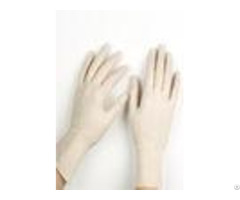 Single Packing Sterile Disposable Latex Gloves Surgical Lightly Powdered